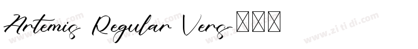 Artemis Regular Vers字体转换